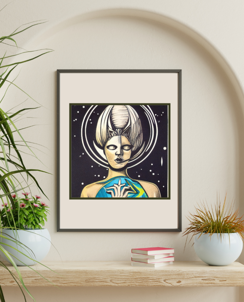 10 • Out Of This World | Square AI Illustration Giclee Print