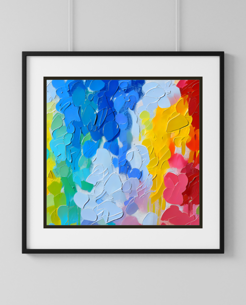 28 4 • Color Study | Giclee Print Impasto Oil Painting