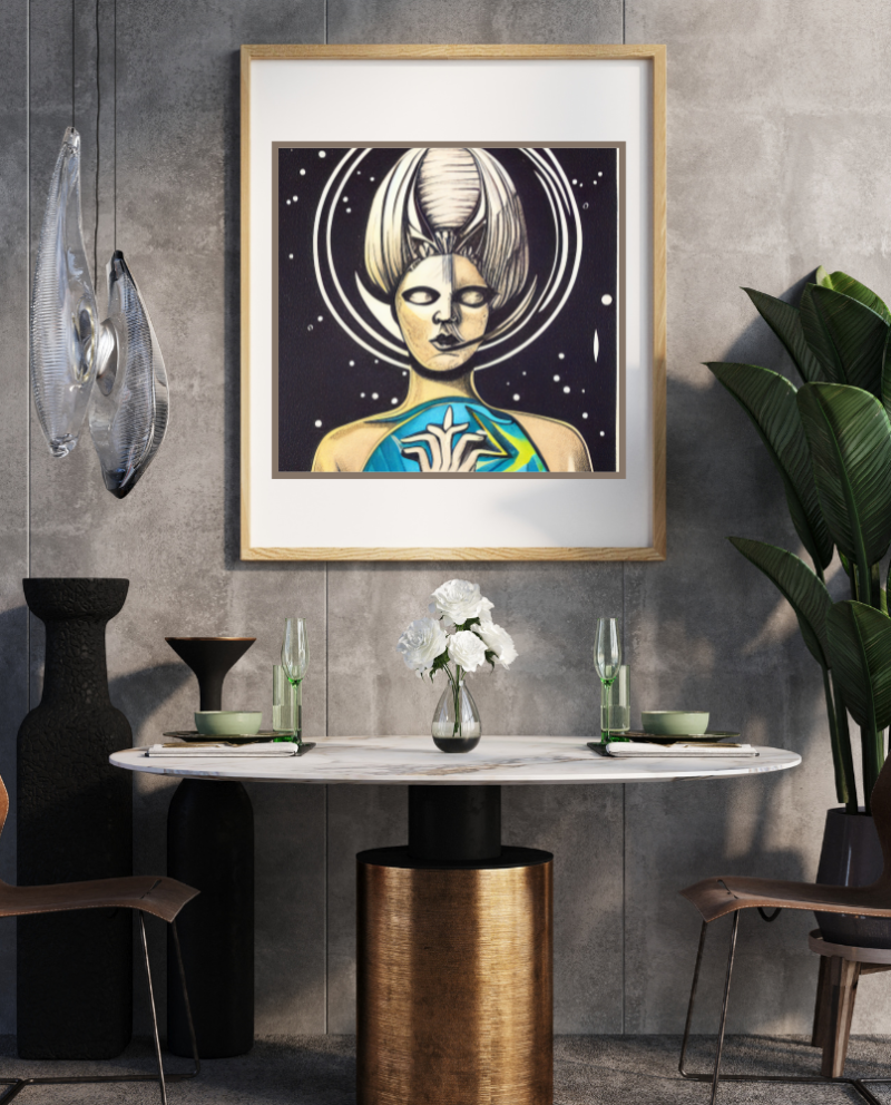 39 • Out Of This World | Square AI Illustration Giclee Print