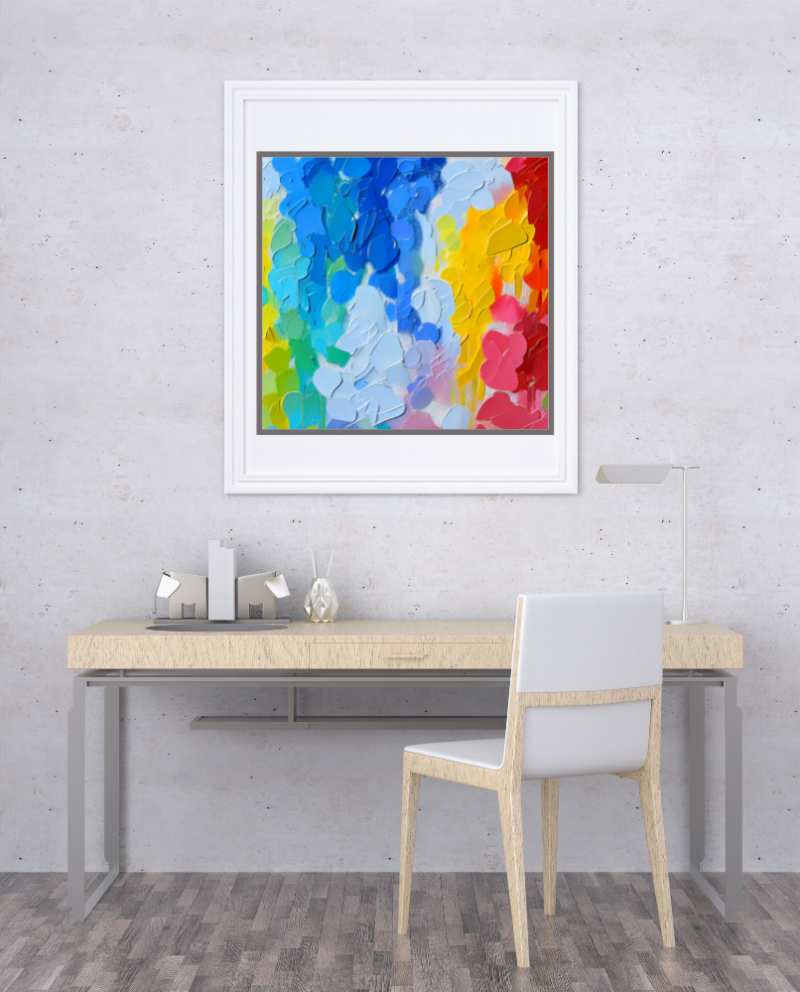 4 • Color Study | Giclee Print Impasto Oil Painting