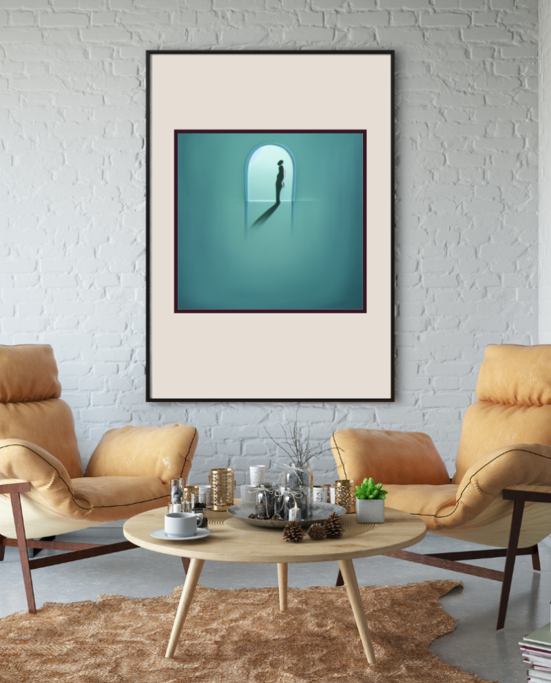 6 • Feeling Blue | AI Oil Painting Limited Edition