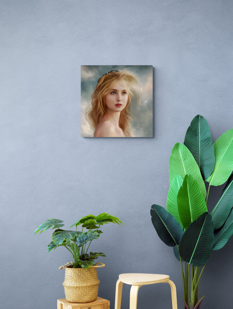 Bright room with tropical plants scaled • Aphrodite - Goddess of Love