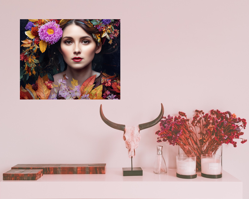 Interior Design Mock-up for Autumn Beauty