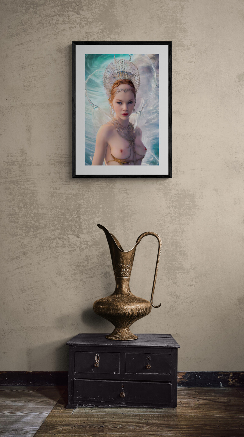 Large antique pitcher sitting on cabinet 1 scaled • Aphrodite 3 Greek Goddess of Love