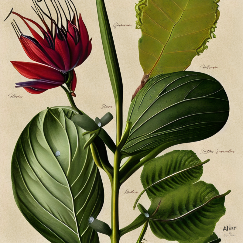 1 12 • Botanical Illustration #11 – Instant Download – Printable Digital Art – Interior Decor