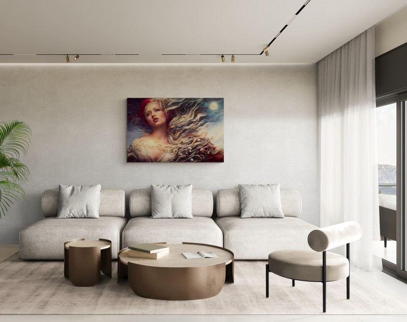 Stylish bright living room • Aphrodite - Goddess of Love #6