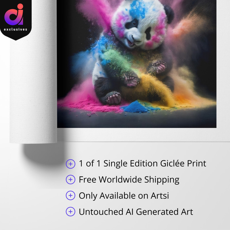Canvas 1 56 1 scaled • Painted Dreams of the Panda 🤖 Collector’s Edition 1 of 1