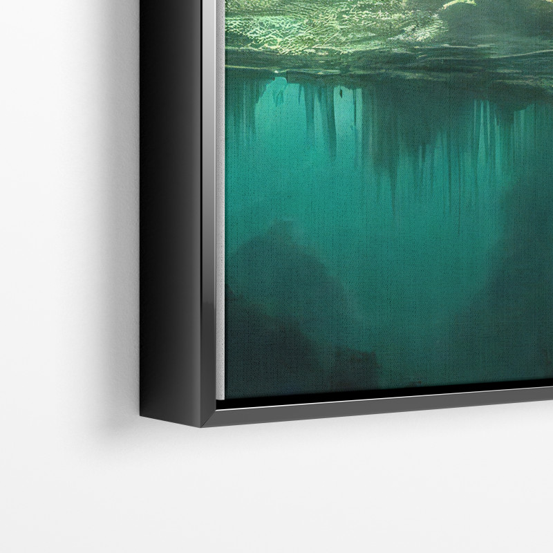 Frame Close 40 scaled • Mystical Splendor of Emerald Peaks 🤖 Collector’s Edition 1 of 1