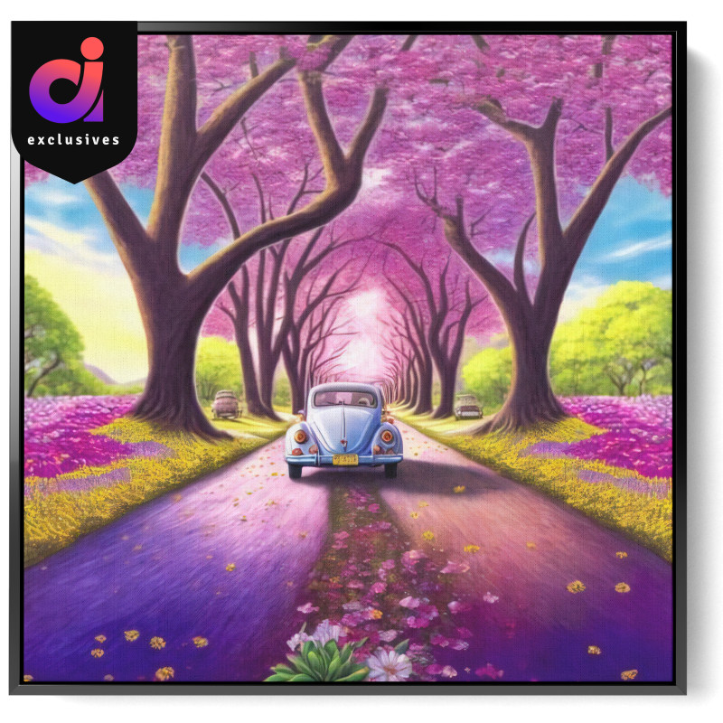 Main MU 58 scaled • Joy Ride Down Purple Blossom Lane 🤖 Collector’s Edition 1 of 1