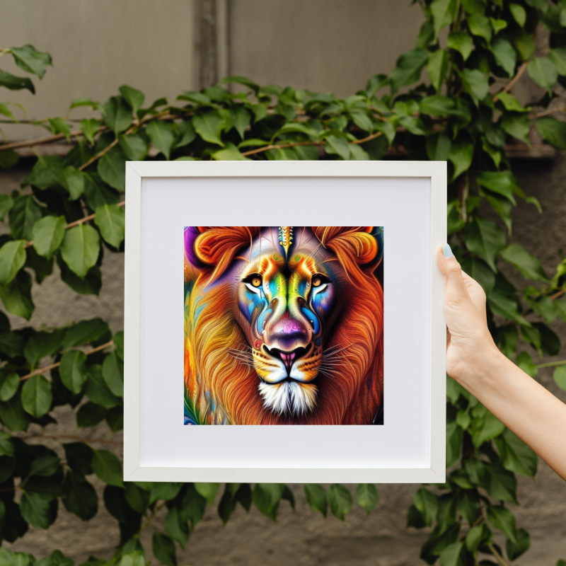 Rainbow Lion Digital File