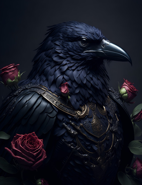 Default Insanely realistic portrait of a majestic raven in armor surr 2 01c63d7a 6d23 4eb0 9ba2 192a583960b8 1 • Shops