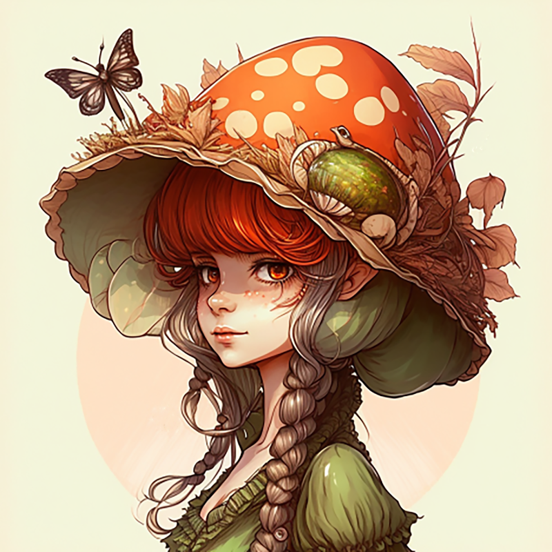 mushroom lady 3500x3500 1 • Mushroom Lady