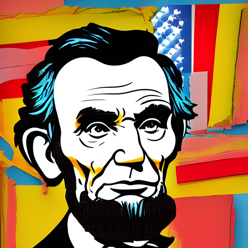 Lincoln4000300 • Portrait of Abe Lincoln