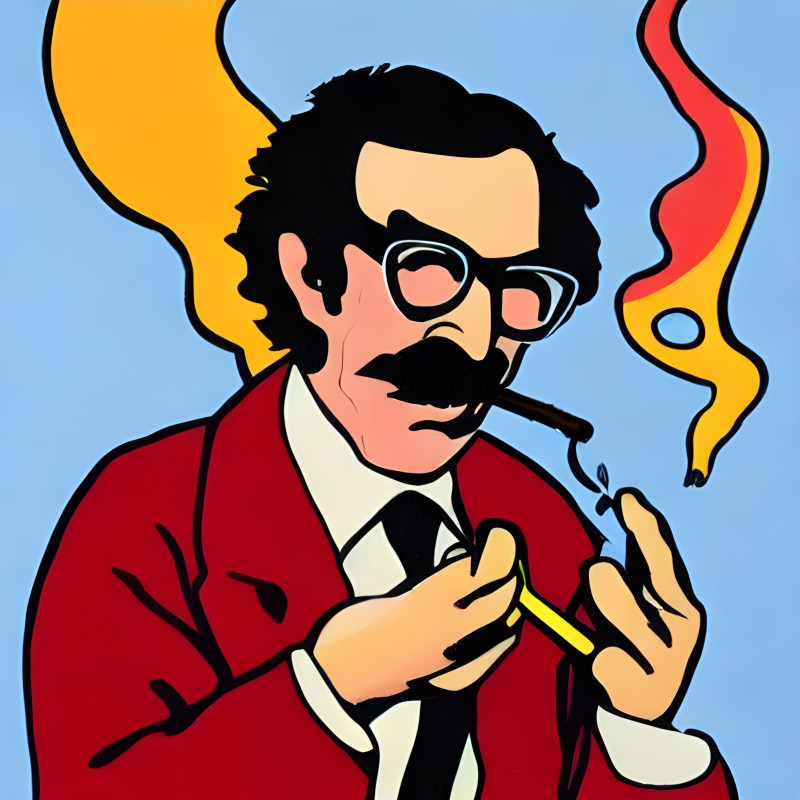• Portrait of Groucho Marx