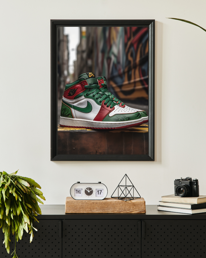 2 1 • Exclusive Nike Air Jordan Mexican Edition: Digital Print Showcase