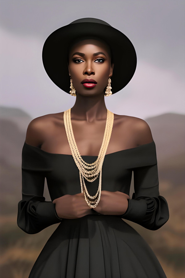 Amari, Strength, Posters African American Woman, Queen, Black, Princess, AI Art, Wall Art, Digital Download